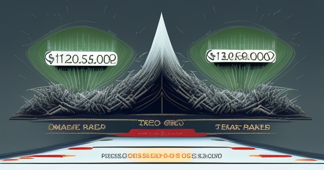 投資者反應市場變化的概念藝術