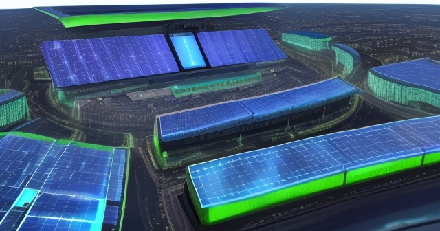 一輛電動汽車正在充電