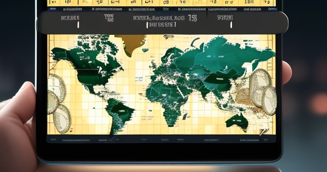 手機應用程式顯示金錢雨