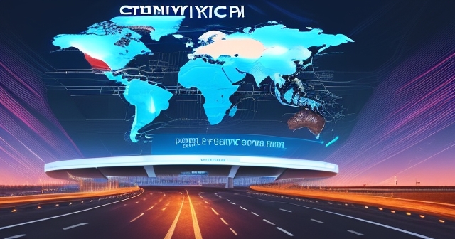 人民幣在全球流動的示意圖