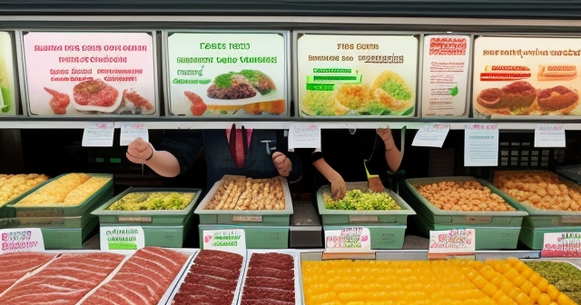 一張展示投資者分析食品技術趨勢的插圖