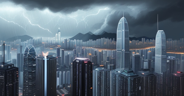 下跌的股票圖表插圖