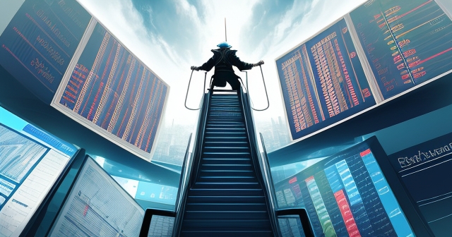 股市雲霄飛車示意圖