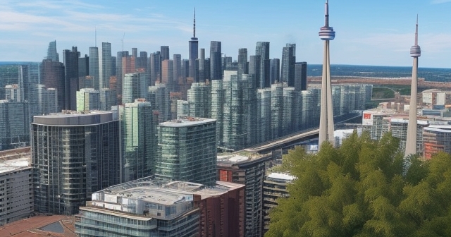 多倫多金融區天際線