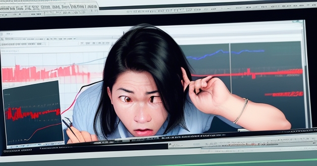 一位男子正在街頭交易股票