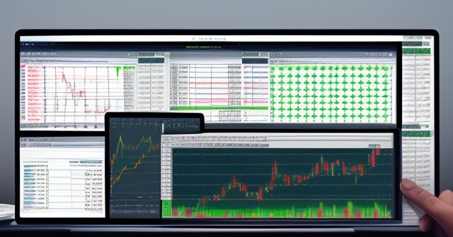 交易員使用圖表作為儀表板