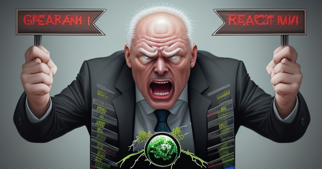 反映市場情緒的平衡天秤圖示