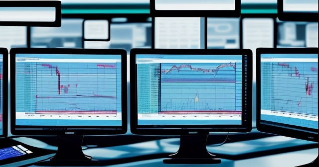 價格變化的特寫圖