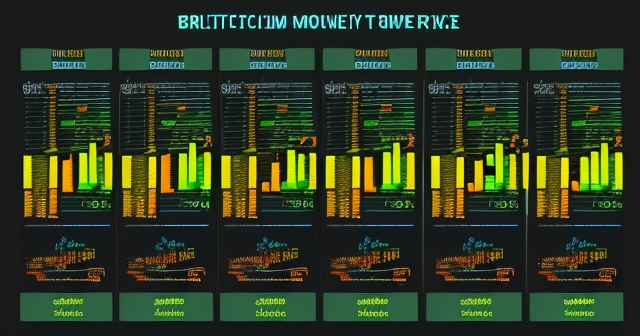 倒數計時器顯示比特幣減半