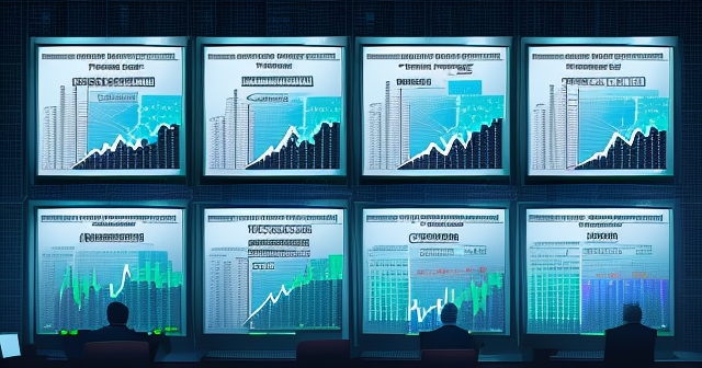 主要股票指數的資訊圖表