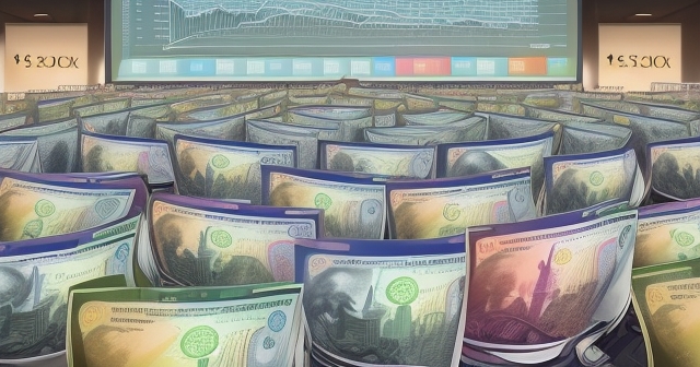 交易員在匯市進行交易的畫面