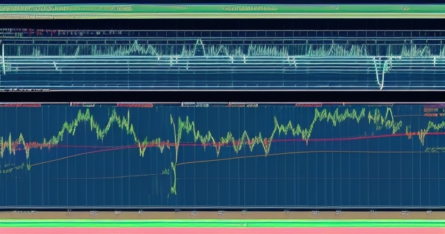 市場波動的圖表示例