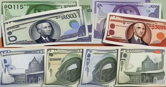 顯示通貨膨脹影響的圖示