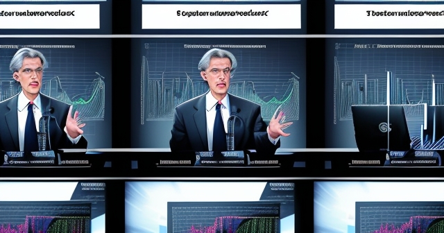 代表經濟不確定性的暴風雨天氣