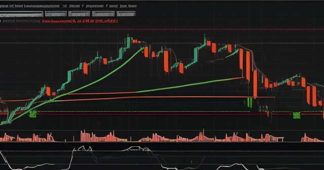 股市中的十字星K線圖