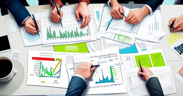 投資計算概念插圖