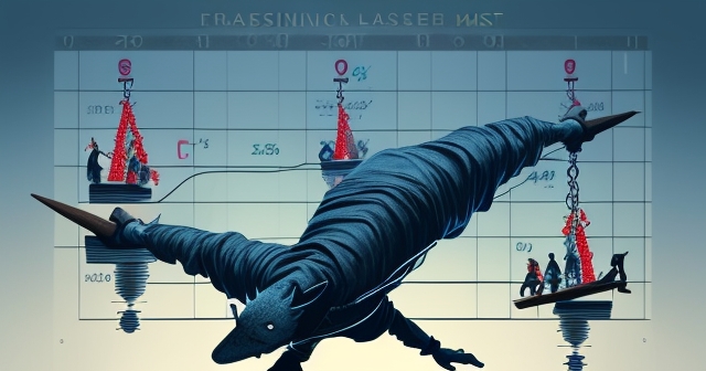 一個人正在平衡於槓桿上