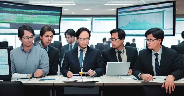 市場上充滿交易混亂