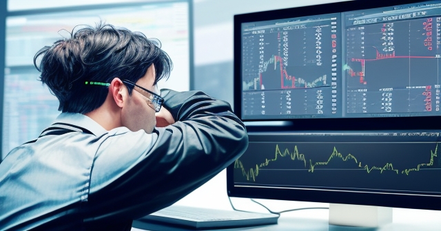 市場溫度計顯示高低範圍