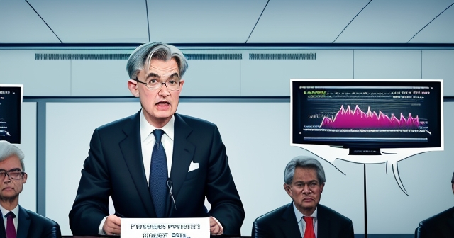 鮑威爾在記者會上發表講話