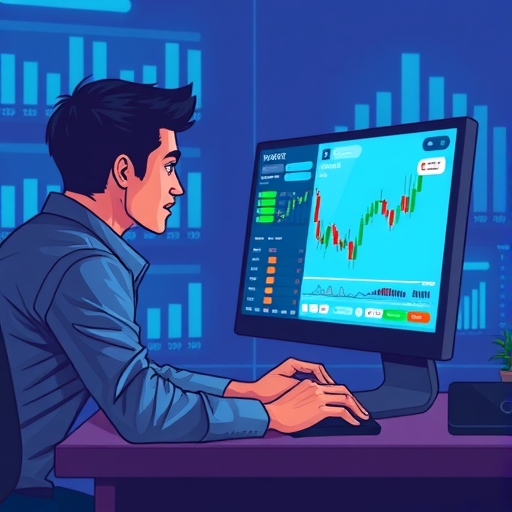 移動交易應用程式顯示外匯資料