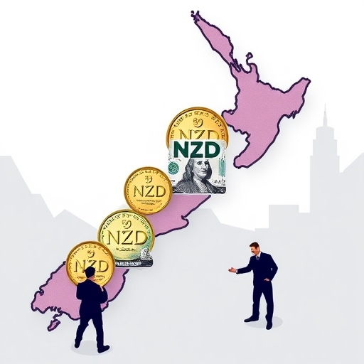 紐幣在地圖上呈現的狀況