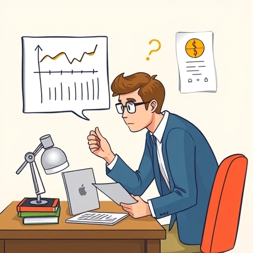 投資人在分析市場選項