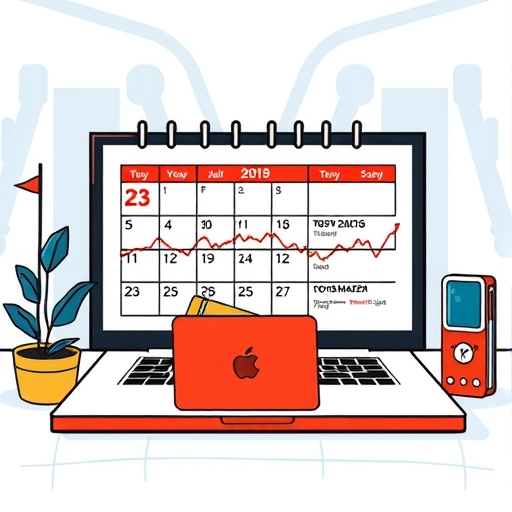 一個日歷顯示股市休市日