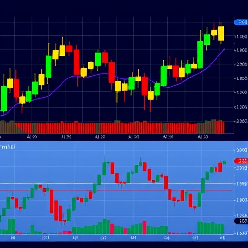 股市分析與色彩豐富的K棒