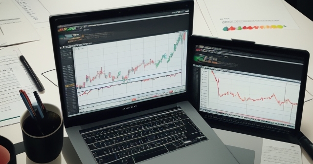 交易者分析外匯數據