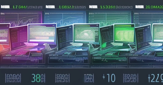 交易者正在分析財務圖表