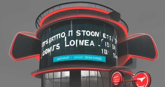 描繪投資者設置止損單的概念藝術