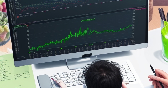 正在進行外匯交易的圖片