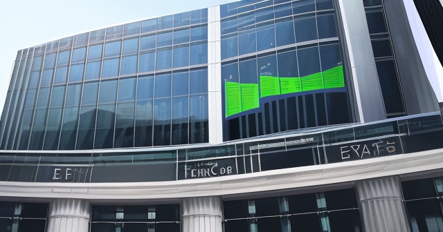 展示SEC執法法律在金融市場中的執行的創意插圖