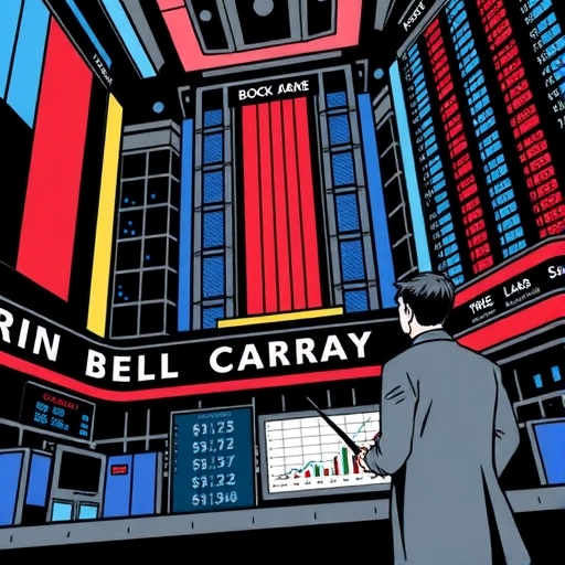 股市收盤鐘聲響起