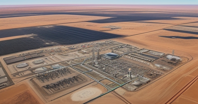 Permian盆地的油田空拍圖