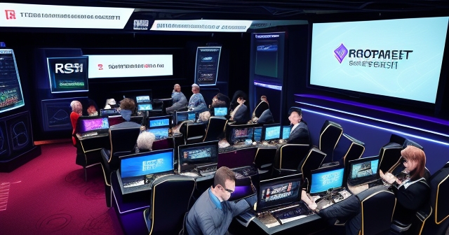 RSI 股票市場圖表上升