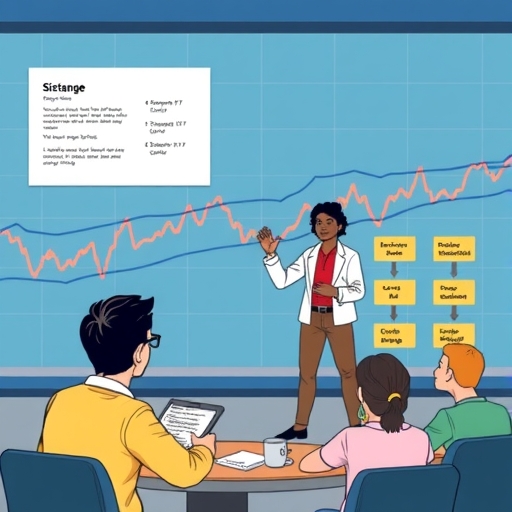 一位男子正在街頭交易股票