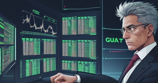 交易者在情感乃至恐懼與貪婪間做出掙扎的插圖