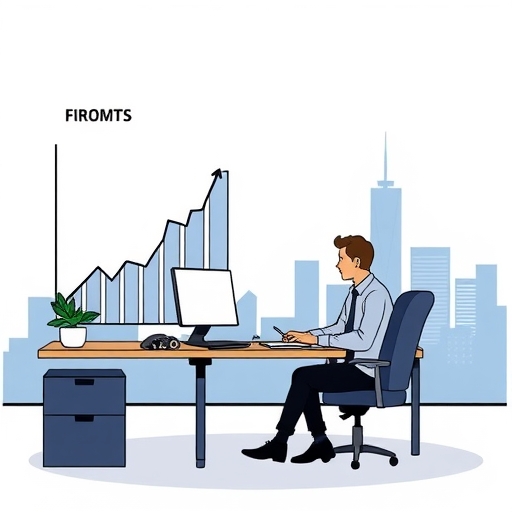 現代城市天際線象徵經濟洞察