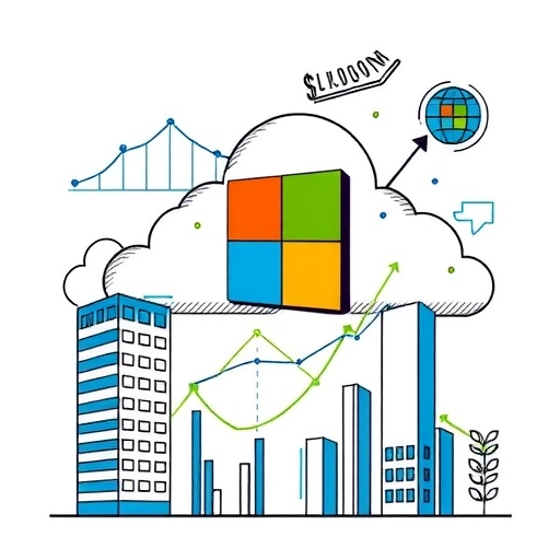 雲端服務成長的圖解