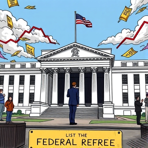 全球金融市場受到美聯儲影響的情景