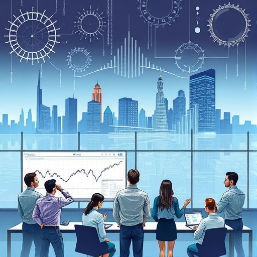 大量投資者正在分析股市趨勢