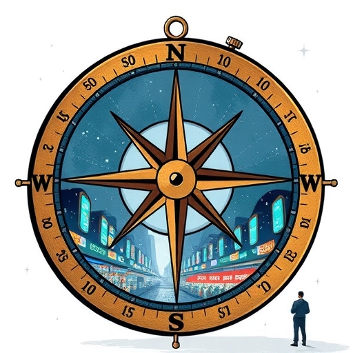 一個繁忙的夜市展示交易量動態