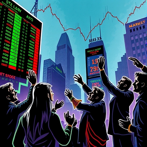 市場圖表顯示買賣策略的變化