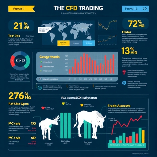 一個插圖，説明CFD交易的風險管理策略