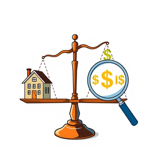 一個信息圖顯示保證金交易概念,放大鏡聚焦金融術語。