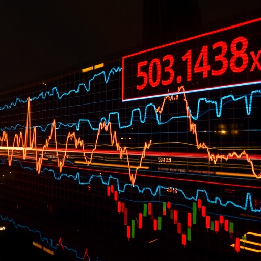 一位男子正在街頭交易股票