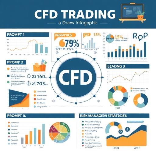 一個詳細的資訊圖表，解釋CFD交易機制