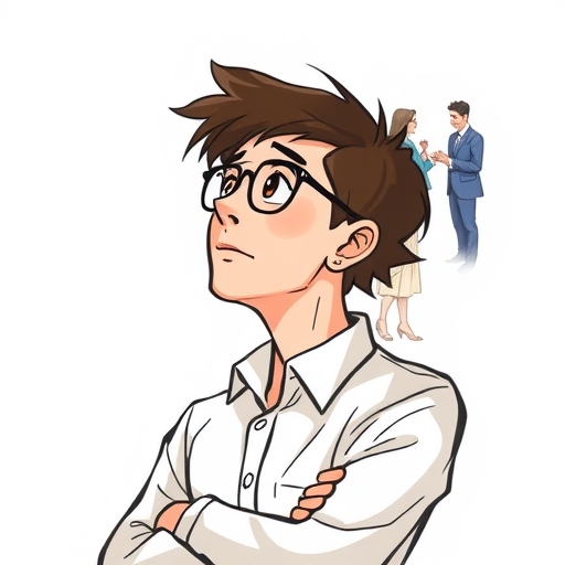 一位年輕投資者在思考股權所有權